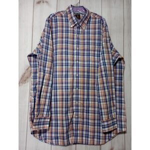 TaylorBird Shirt Men's 3XLT‎ purple plaid